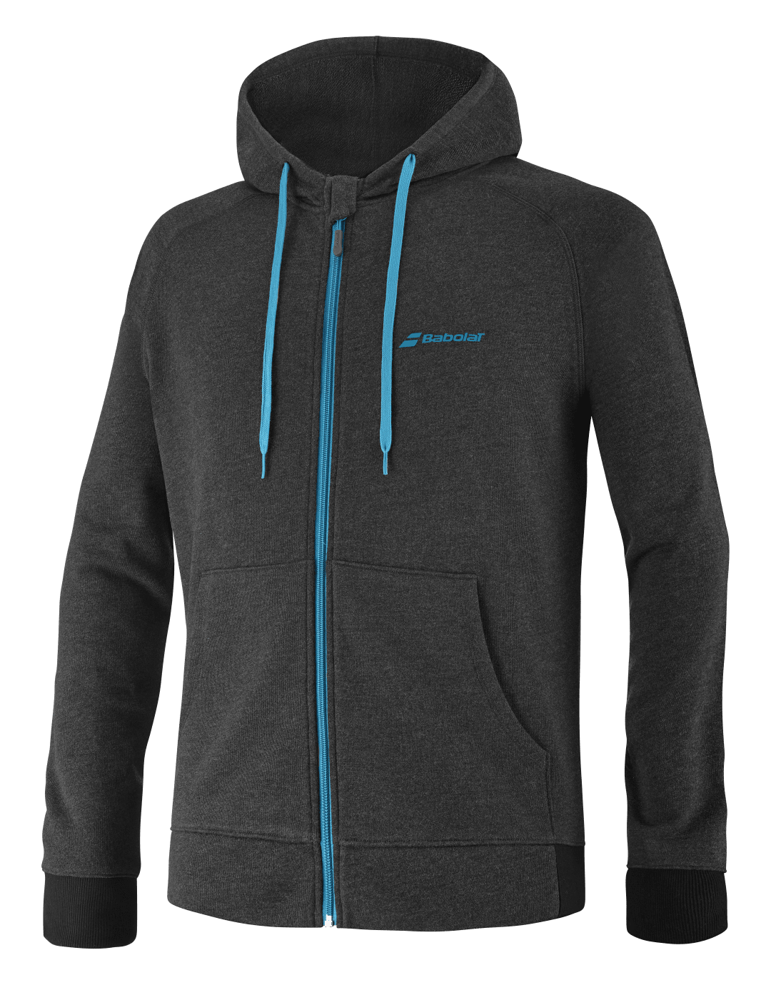 EXERCISE HOOD JACKET MEN BLACK HTHR