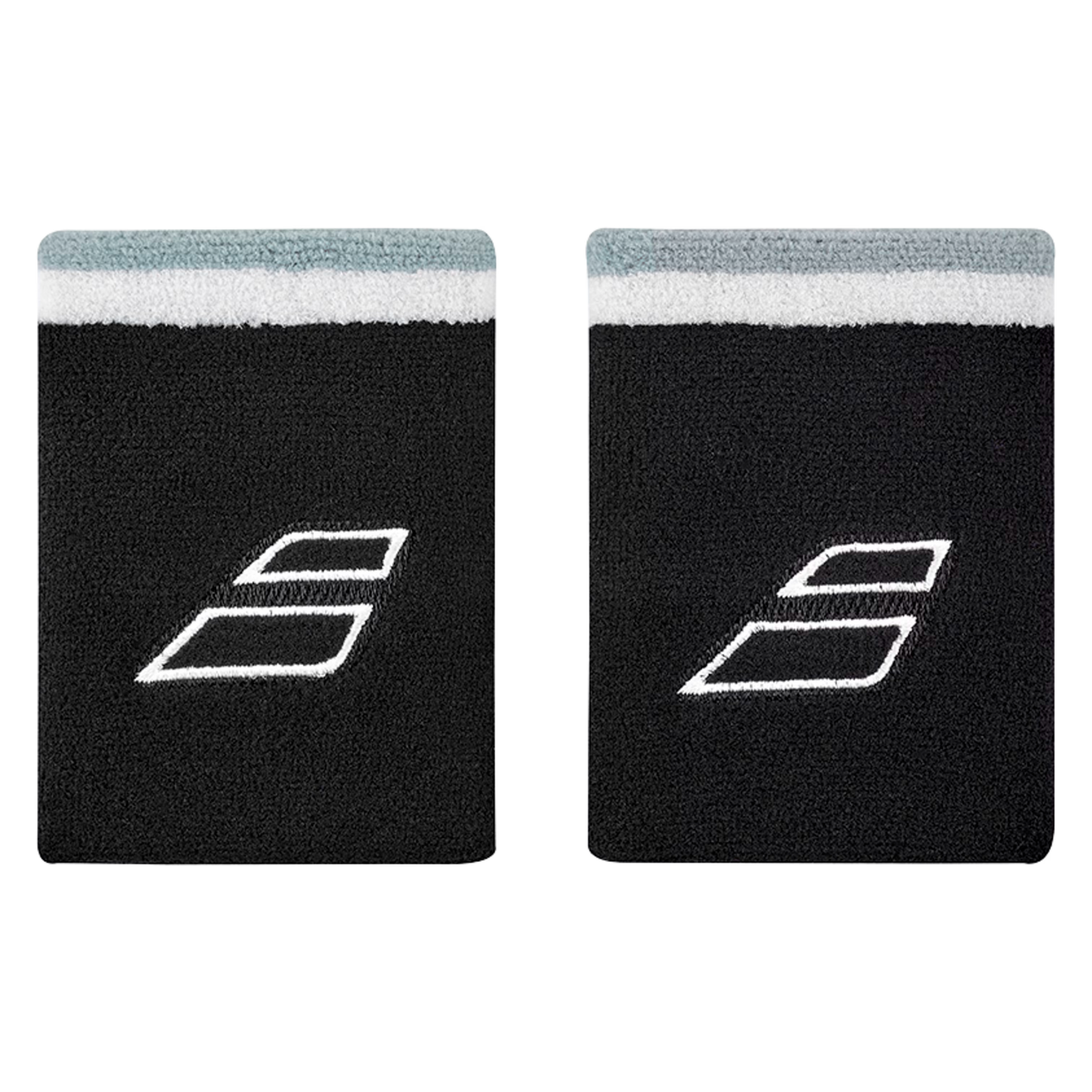 Terry Jumbo Wristband Unisex Black / White