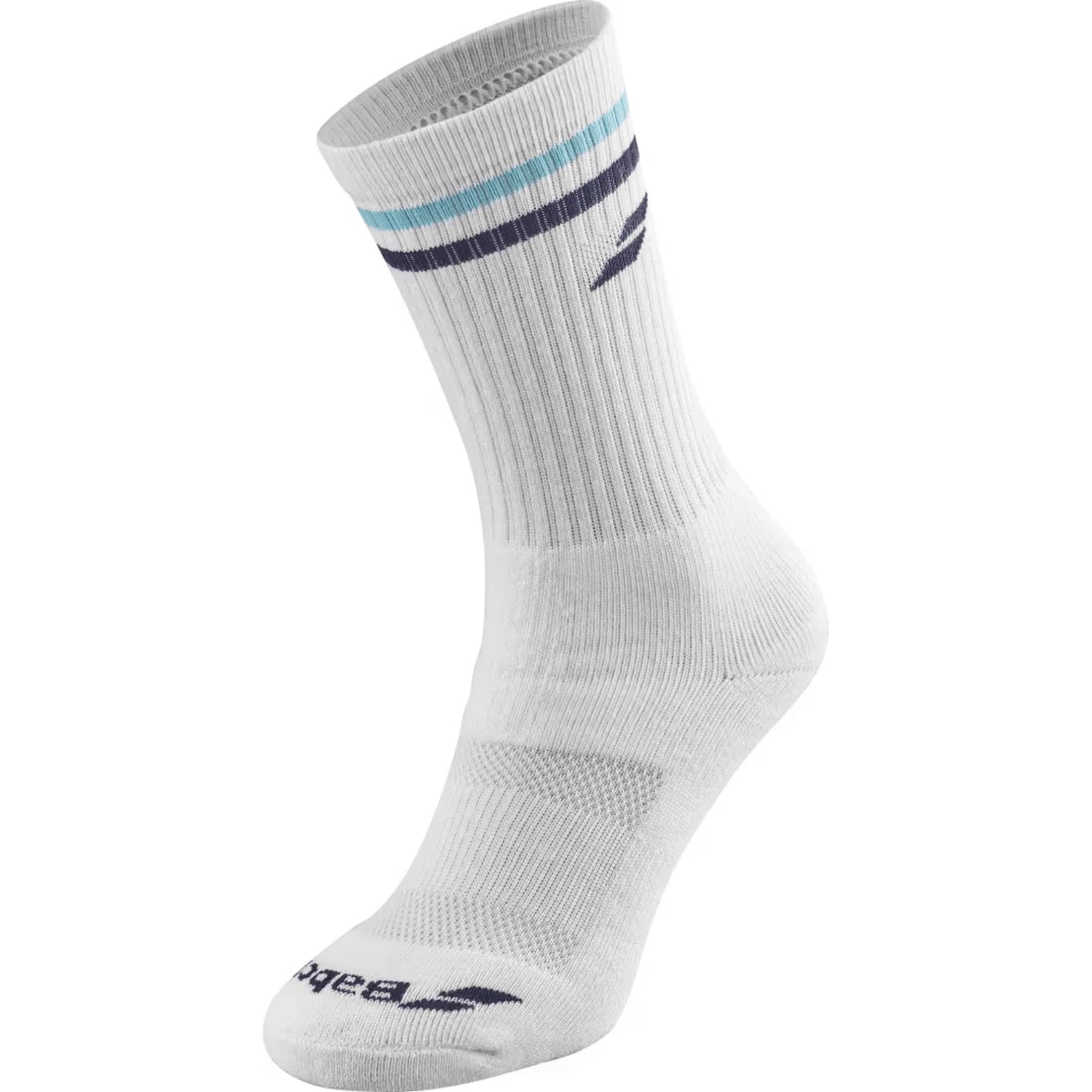 Babolat Team Single Socks While / Estate Blue