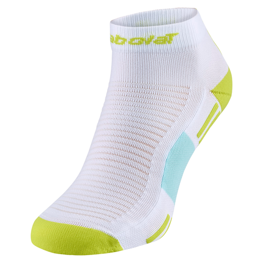 Babolat Padel Quarter Socks Unisex White/Yellow