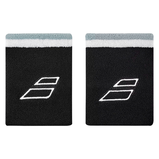 Terry Jumbo Wristband Unisex Black / White