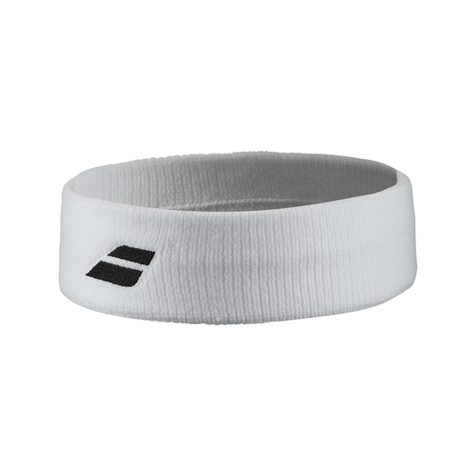 Logo Headband Unisex White