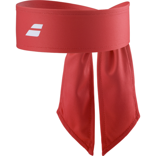 Tie Headband Black Red