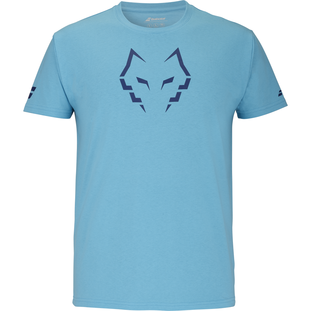 Cotton Tee Lebrón Man - Cayan Blue