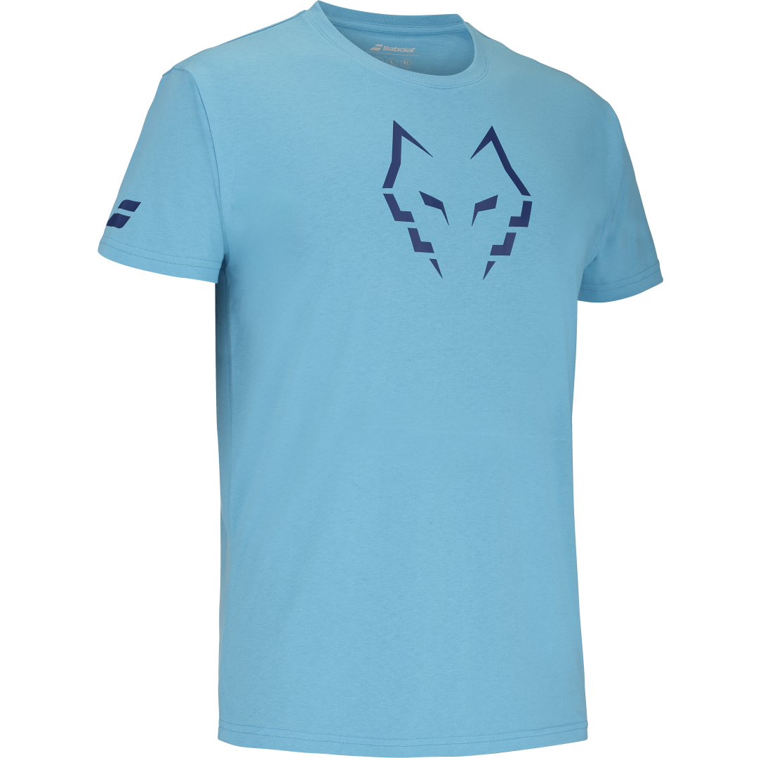 Cotton Tee Lebrón Man - Cayan Blue