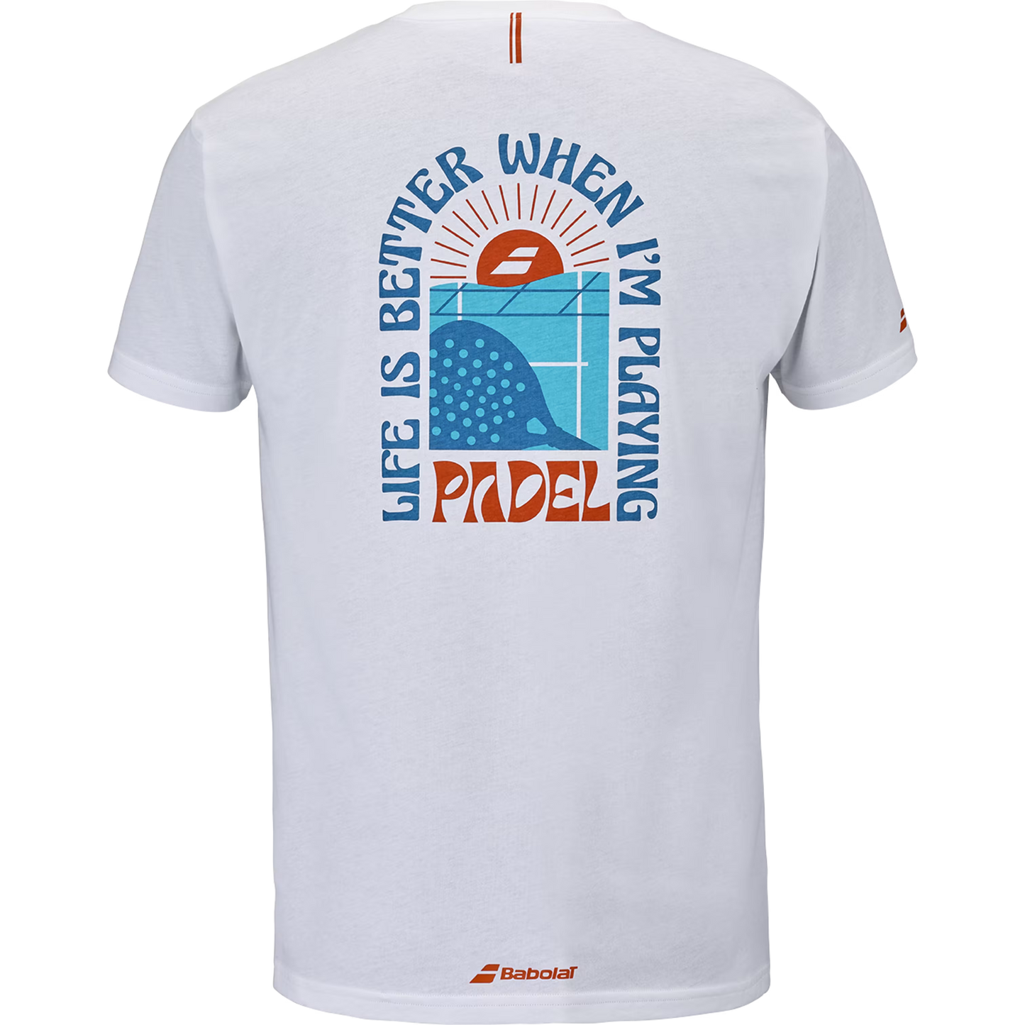 Perf Cotton Tee Men White