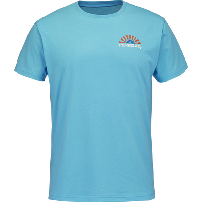 Perf Cotton Tee Men Scuba Blue